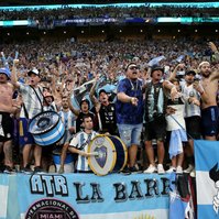 Fans of Argentina, Argentina v Mexico, FIFA World Cup 2022, Group C, Football, Lusail Stadium, Al Daayen, Qatar - 26 Nov 2022, Michael Zemanek/Shutterstock