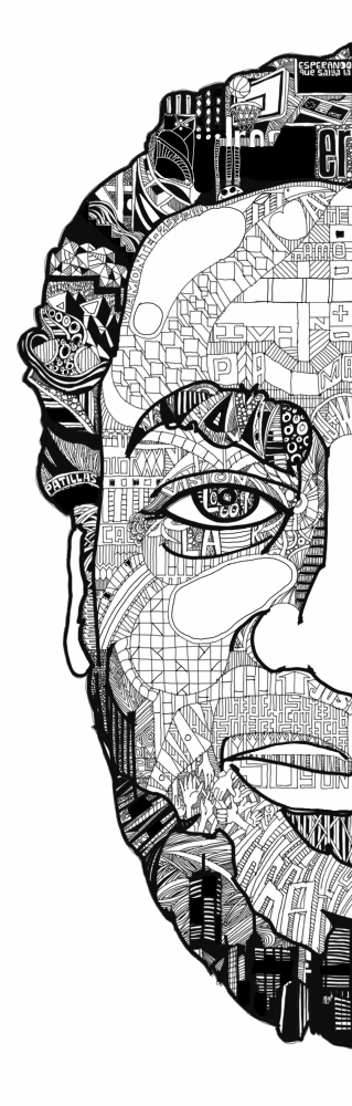Bioretrato I (2013) Digitally Hand Drawnby Ivan Casis Jr.