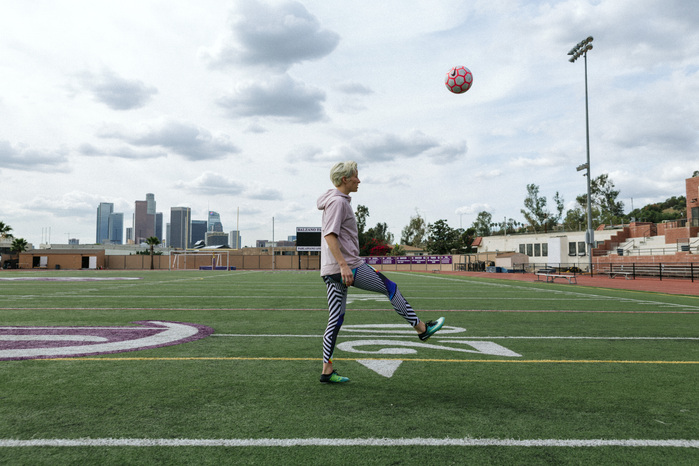 Megan Rapinoe photographed by BY Dante Marshall.