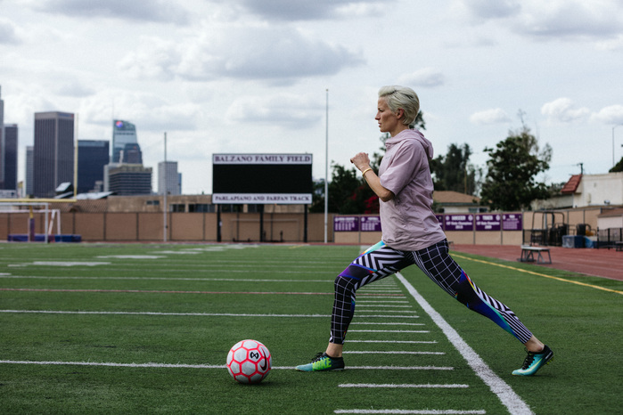 Megan Rapinoe photographed by BY Dante Marshall.