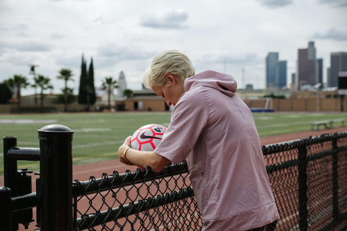 Megan Rapinoe photographed by BY Dante Marshall.