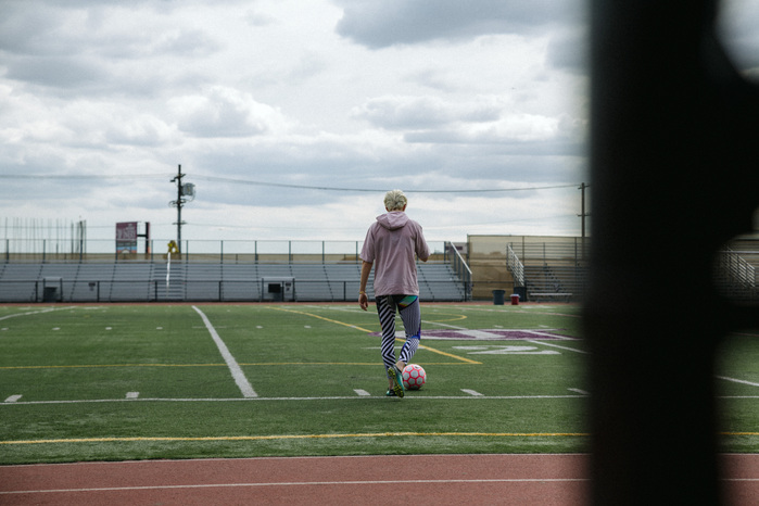 Megan Rapinoe photographed by BY Dante Marshall.