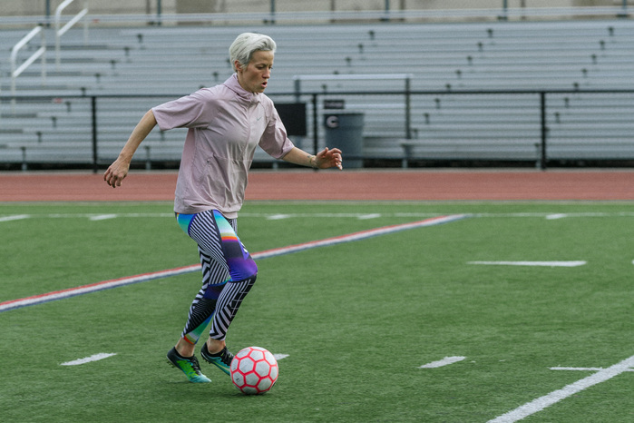 Megan Rapinoe photographed by BY Dante Marshall.