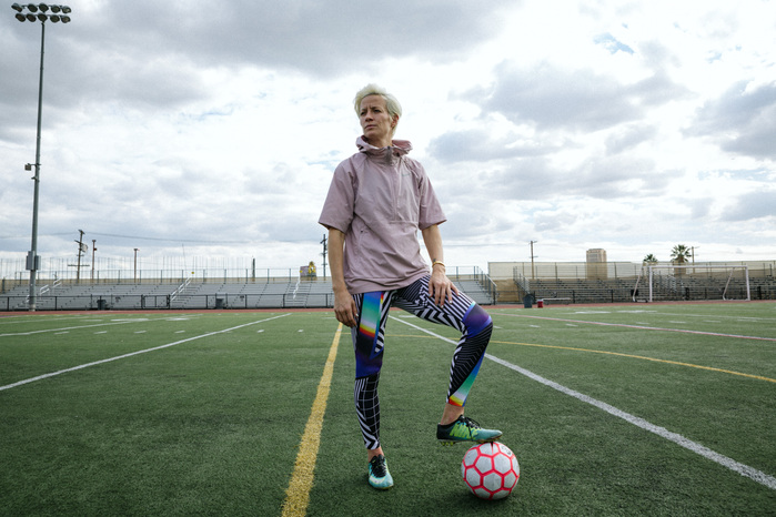 Megan Rapinoe photographed by BY Dante Marshall.