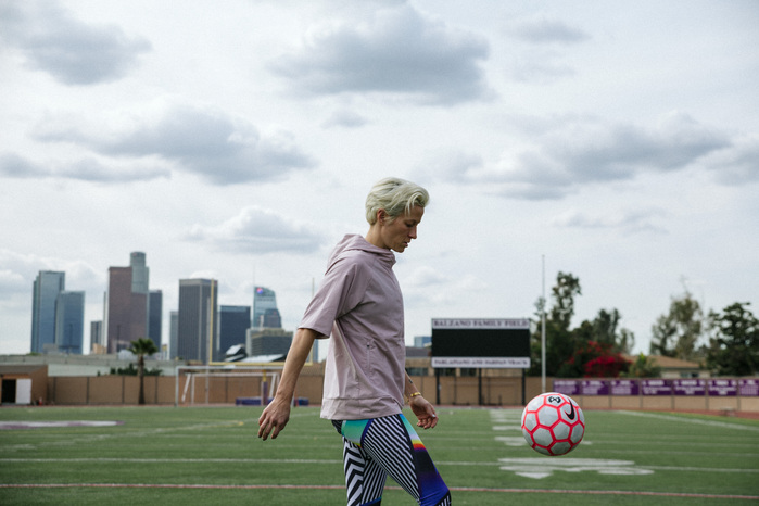 Megan Rapinoe photographed by BY Dante Marshall.