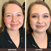 Wedding Makeup, Before and After, Dallas Bride, Dallas wedding