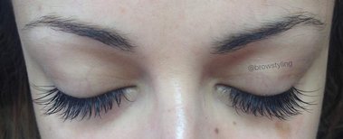 Lash extensions available at BrowStyling Toronto Microblading Studio