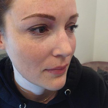 Healed brows for our gorgeous redhead client!  BrowStyling microblading studio in Toronto