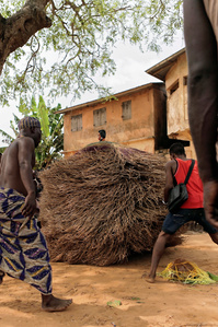 Zangbeto in Ouidah, Benin - 2019 January