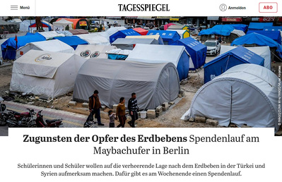 Der Tagesspiegel / Hatay Earthquake - April 2023