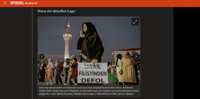 Der Spiegel / Rally in Support of Palestine - October 2023