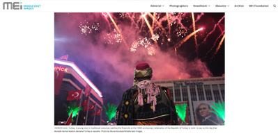 Middle East Images / 2023 YEAR IN PHOTOS -100th anniversary of the Republic in Izmir, Turkey on October 29, 2023 