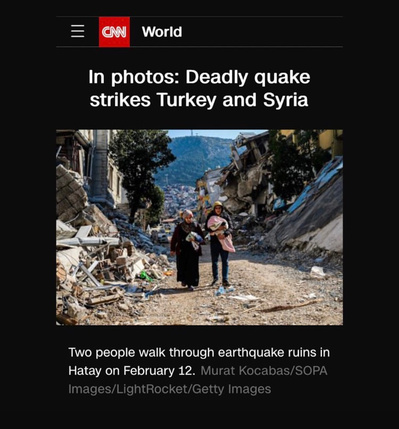 CNN International / Hatay Earthquake - February 2023