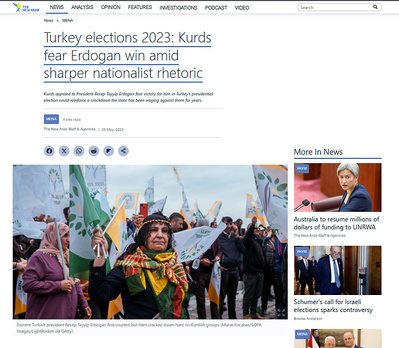 The New Arab / Green Left Party (YSP) Rally in Izmir, Turkey - May 2023