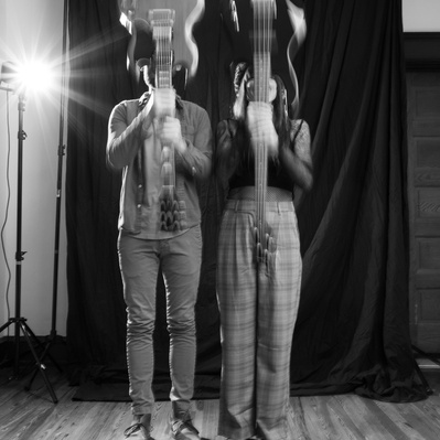 Kate Hall and Chris Bishop of the band, Love? Said the Commander