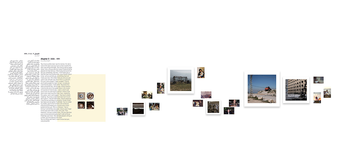 chapter 3: the aftermath | 2005 – 1991 (installation mock-up)