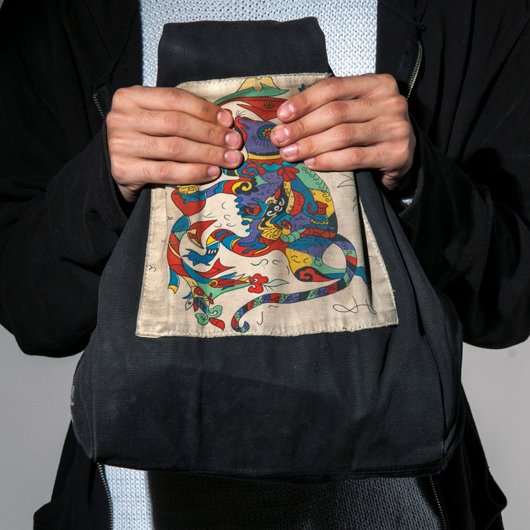 The bag
“I carry my Life in my bag, so if I had to rescue anything I would always rescue my life.”