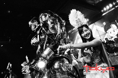 Dancer at the Robot Restaurant Kabukicho Tokyo Japan.