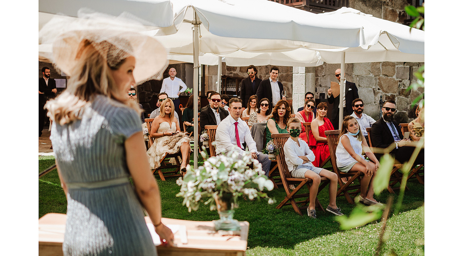 Ceremonia al aire libre en Casal de Arman, Ribadavia, Ourense