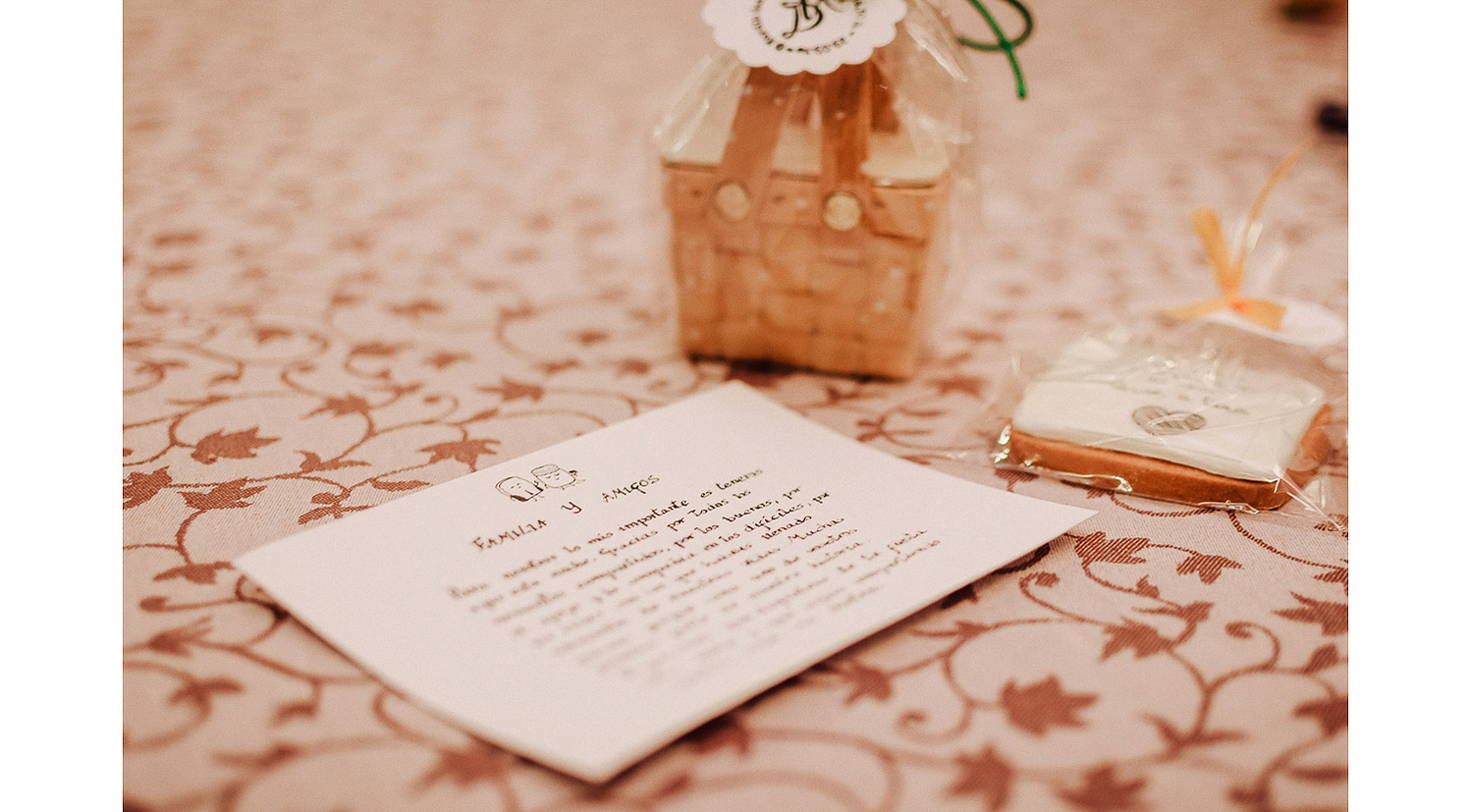 regalo carta para los invitados