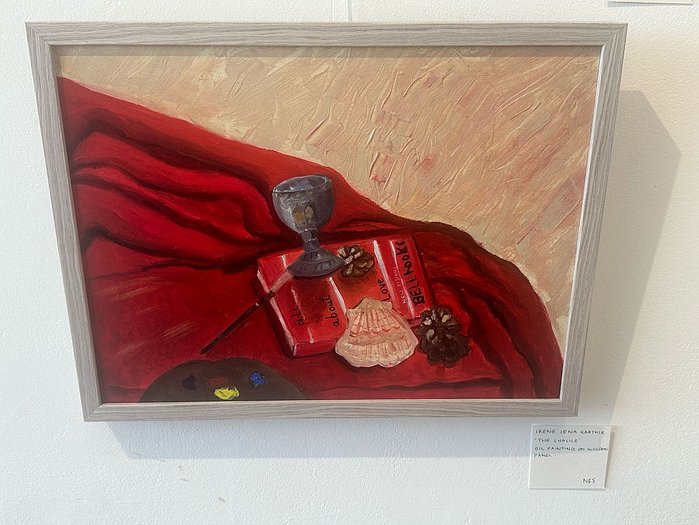 oil painting, contemporary indian uk artist,