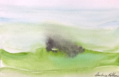 Untitled 21. Oil and ink on paper. 18 x 12 cm. 2017. 