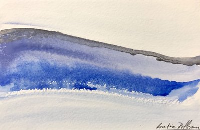 Untitled 48. Oil and ink on paper. 18 x 12 cm. 2017. 