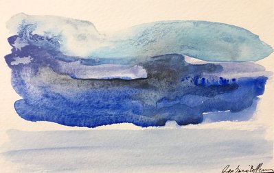 Untitled 50. Oil and ink on paper. 18 x 12 cm. 2017. 