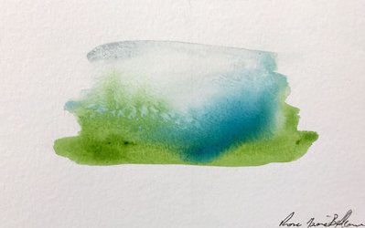 Untitled 40. Oil and ink on paper. 18 x 12 cm. 2017. 