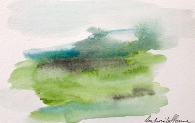 Untitled 38. Oil and ink on paper. 18 x 12 cm. 2017. 