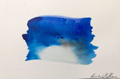 Untitled 56. Oil and ink on paper. 18 x 12 cm. 2017. 
