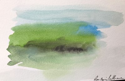 Untitled 37. Oil and ink on paper. 18 x 12 cm. 2017. 
