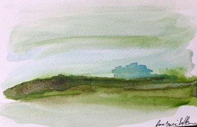 Untitled 20. Oil and ink on paper. 18 x 12 cm. 2017. 