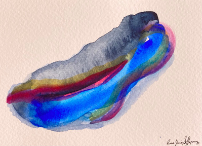 Untitled. Inks and pencil on paper. 28 x 21 cm. 2021