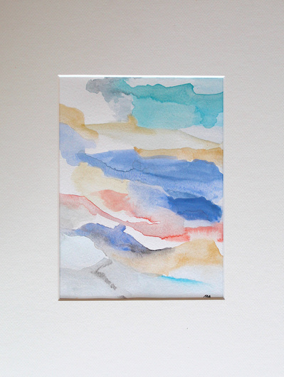 Pause for Thought 6.
Oil and mixed media on paper.