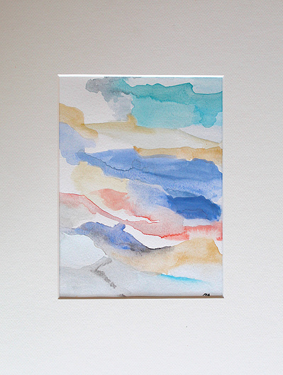 Pause for Thought 6.
Oil and mixed media on paper.