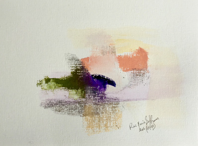 Abstract Series II (11-50). Oil and pastels on Paper. 24 x 33 cm.