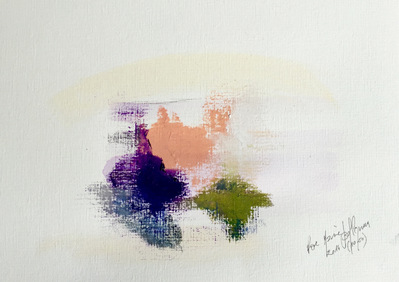 Abstract Series II (10-50). Oil and pastels on Paper. 24 x 33 cm.
