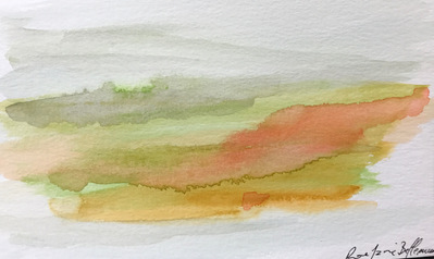 Untitled 68. Oil and ink on paper. 18 x 12 cm. 2017. 