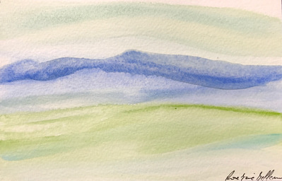 Untitled 29. Oil and ink on paper. 18 x 12 cm. 2017. 