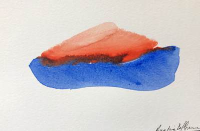 Untitled 11. Oil and ink on paper. 18 x 12 cm. 2017. 