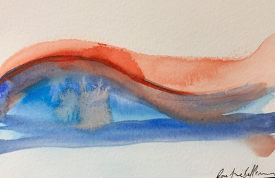 Untitled 6. Oil and ink on paper. 18 x 12 cm. 2017. 