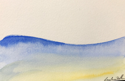 Untitled 63. Oil and ink on paper. 18 x 12 cm. 2017. 