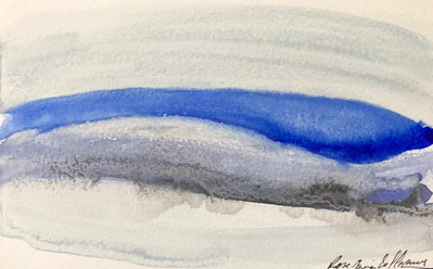 Untitled 49. Oil and ink on paper. 18 x 12 cm. 2017. 