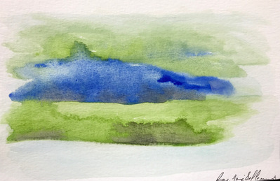 Untitled 31. Oil and ink on paper. 18 x 12 cm. 2017. 