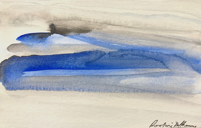 Untitled 46. Oil and ink on paper. 18 x 12 cm. 2017. 