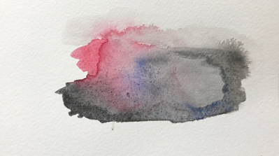 Untitled 86. Oil and ink on paper. 18 x 12 cm. 2017. 