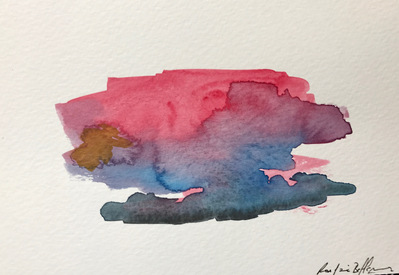 Untitled 85. Oil and ink on paper. 18 x 12 cm. 2017. 