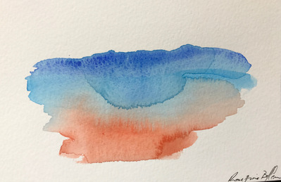 Untitled 89. Oil and ink on paper. 18 x 12 cm. 2017. 