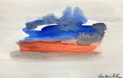 Untitled 13. Oil and ink on paper. 18 x 12 cm. 2017. 
